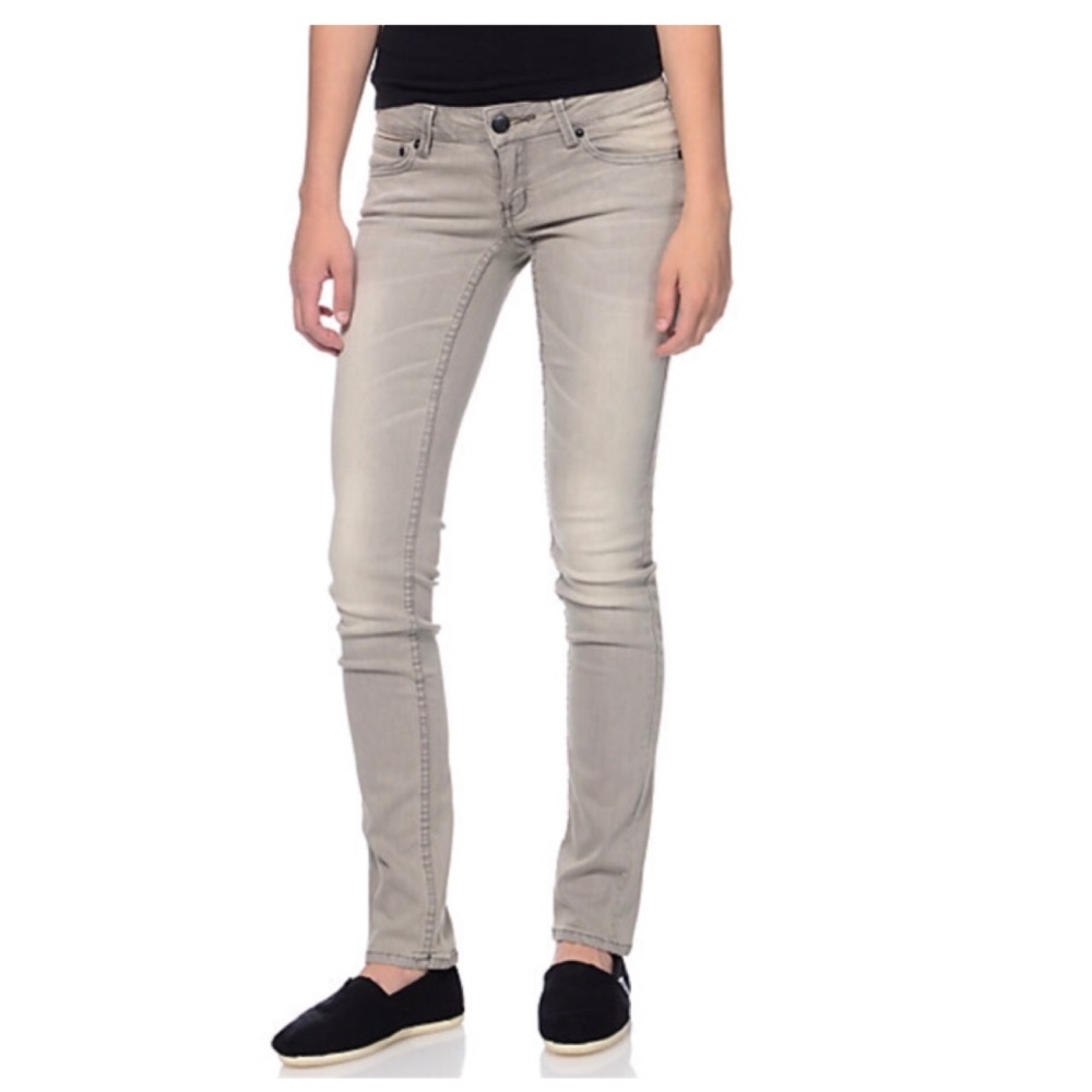 All Saints Grey Skinny Jeans RARE AMAZING retro 28